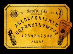 Mystic Tiki Talking board-Vampirahna, Zenrad Manufacturing, Vancouver, BC, Canada 2003